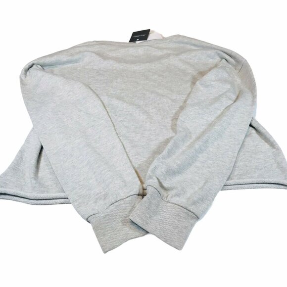 Grayson Threads Womens Size XL Sweatshirt Cropped Lets Day Drink Gray New - Picture 3 of 12